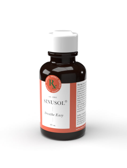 Sinusol® Breathe Easy - 4 Ounce Refill or Use with Sinus Nebulizer